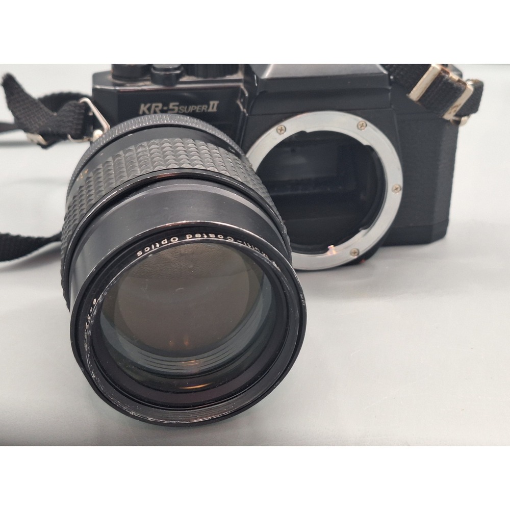 Ricoh KR-5 Super II 35mm SLR Film Camera with Lens Vintage Photography UNTESTED - Picture 14 of 16